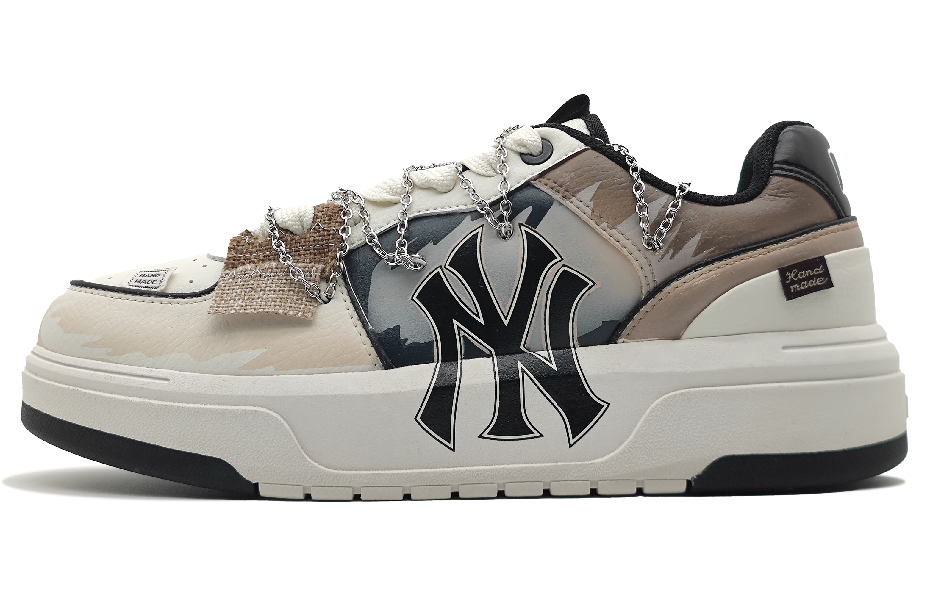 

Кроссовки MLB New York Yankees Skateboarding Shoes Unisex Low-top Brown/Gray, коричневый