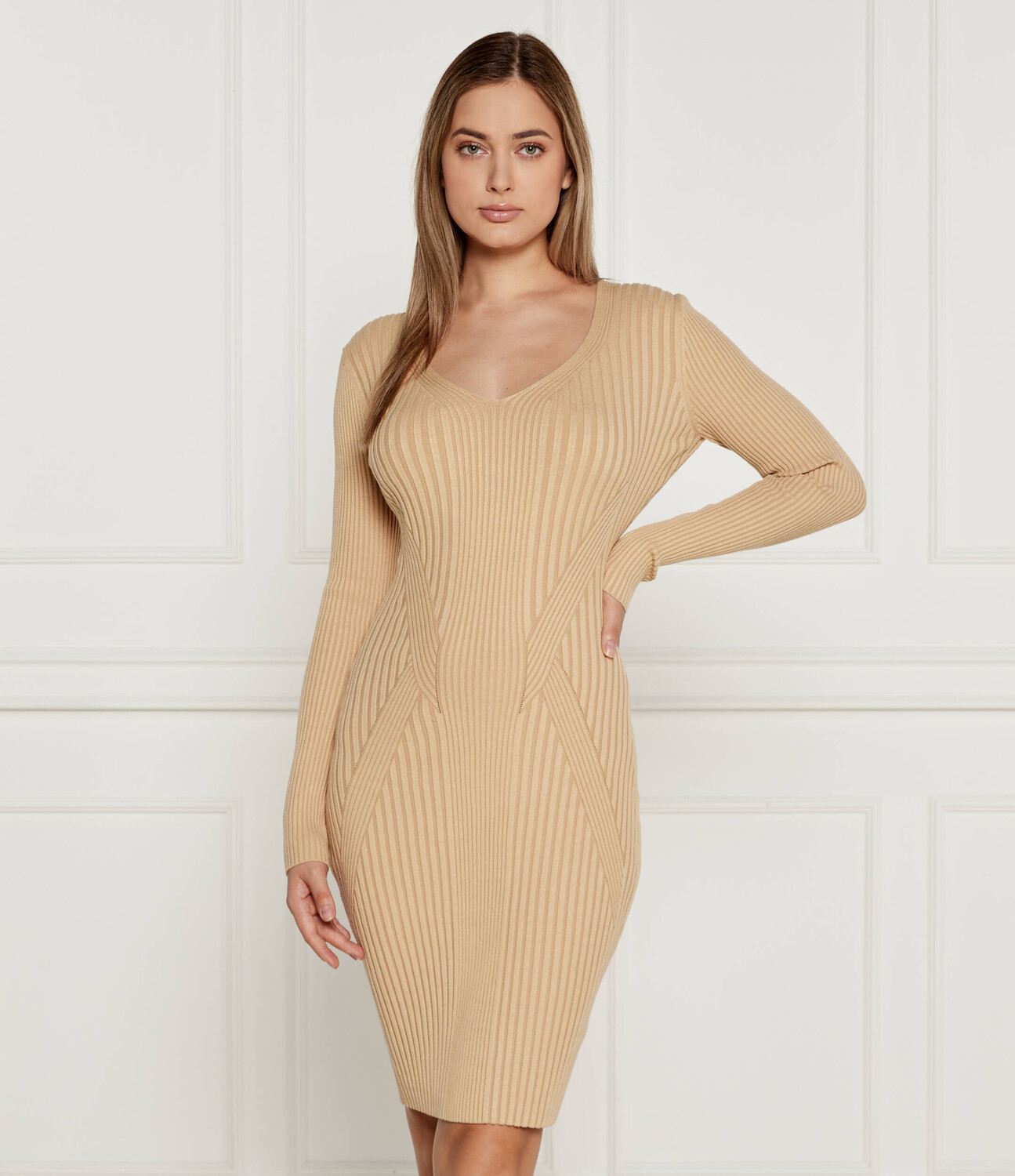 

Платье GUESS ISABELLA, бежевый