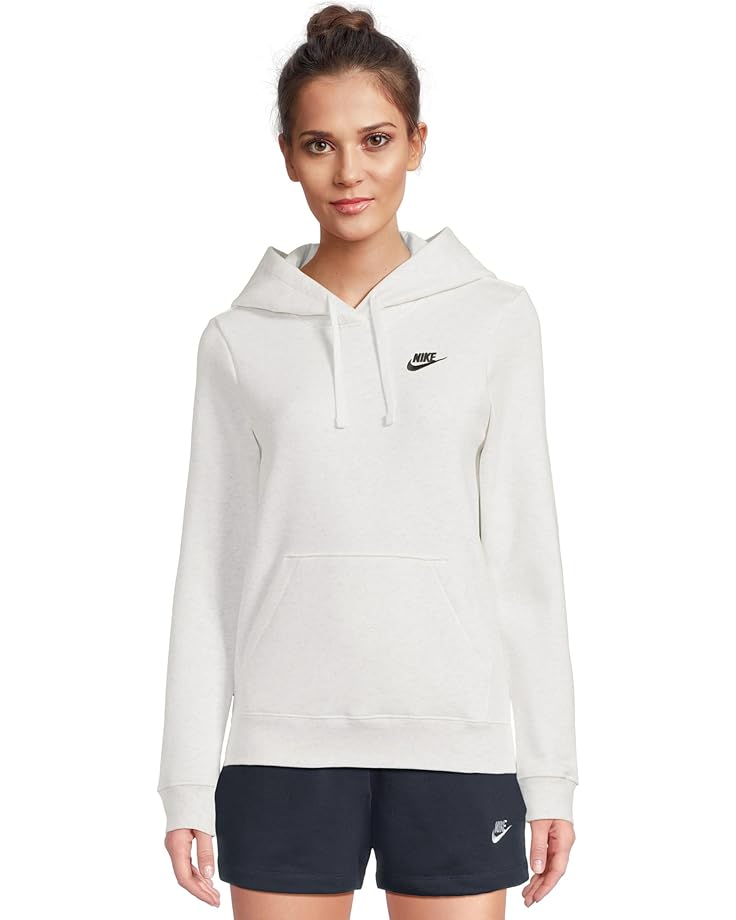 

Худи Nike Club Fleece Pullover Hoodie, цвет Birch Heather/Black
