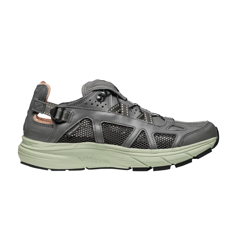 Кроссовки Techsonic Leather Salomon, серый