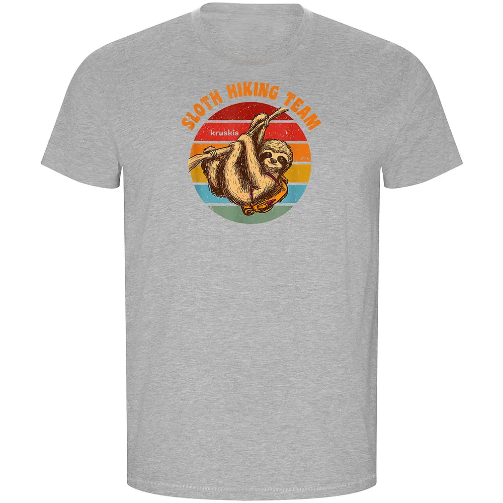 

Футболка с коротким рукавом Kruskis Sloth Hiking Team ECO, серый