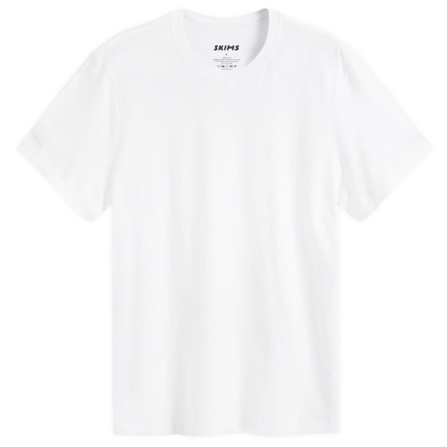 

Футболка Skims Cotton Classic T-Shirt, цвет Chalk