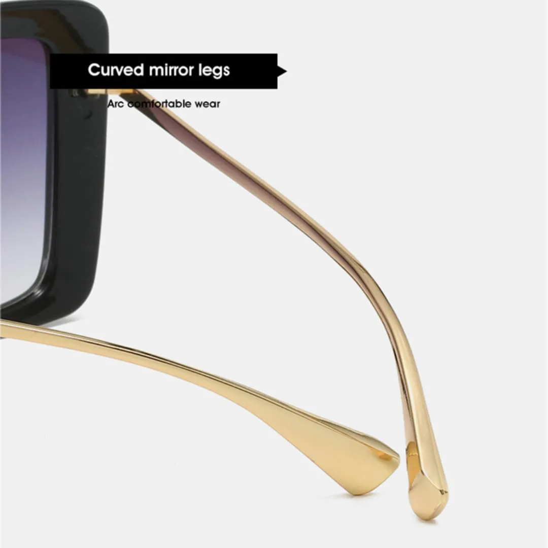 

Двухцветные градиентные солнцезащитные очки зеленого и желтого цвета для женщин, модные солнцезащитные очки UV400, панк-очки для мужчин SZVVBKK, Leopard Tea