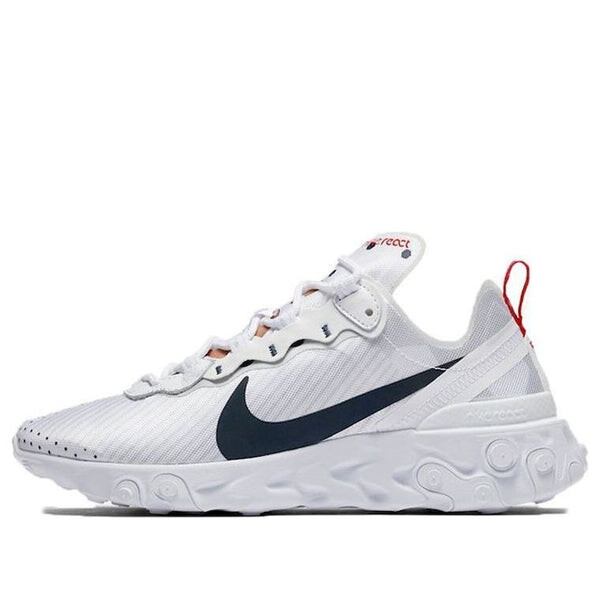 Кроссовки react element 55 премиум Nike, белый