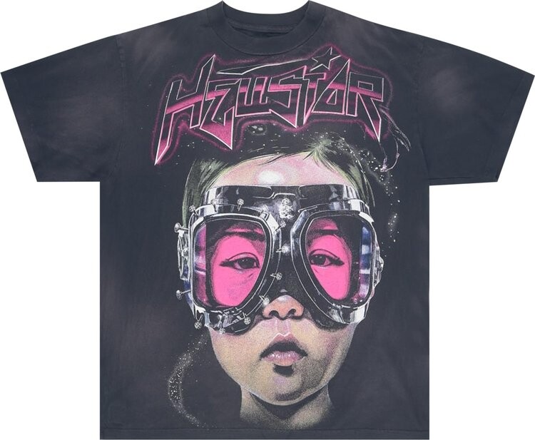 

Футболка Hellstar The Future 'Black/Pink', черный