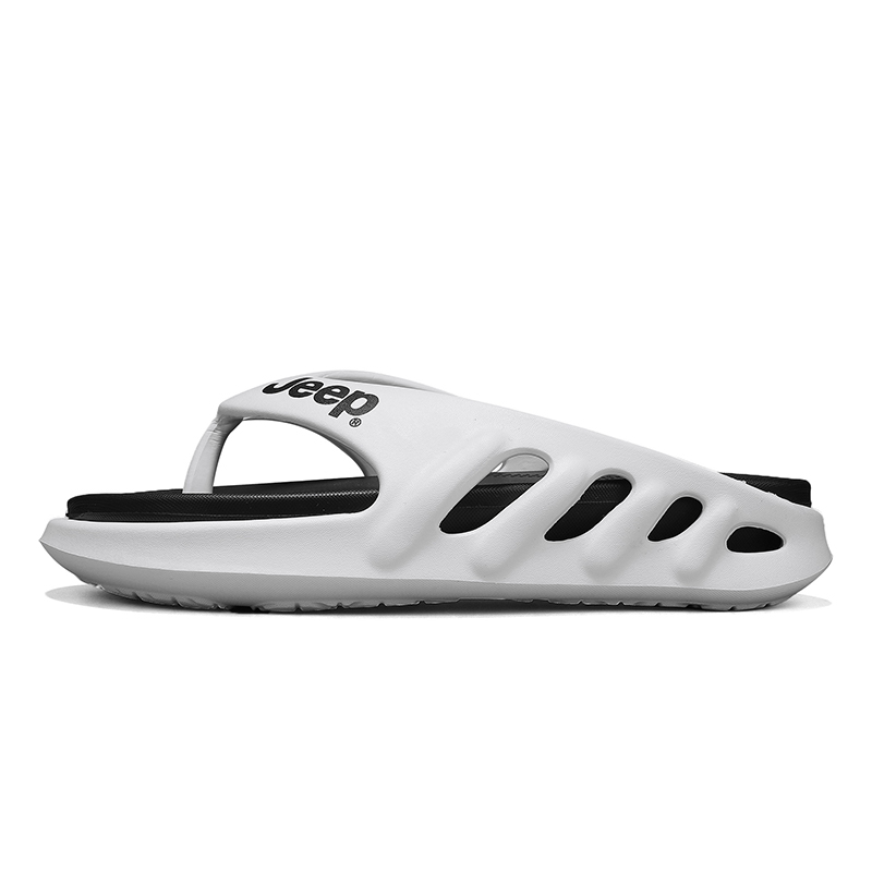 

Сланцы Unisex Jeep, белый черный