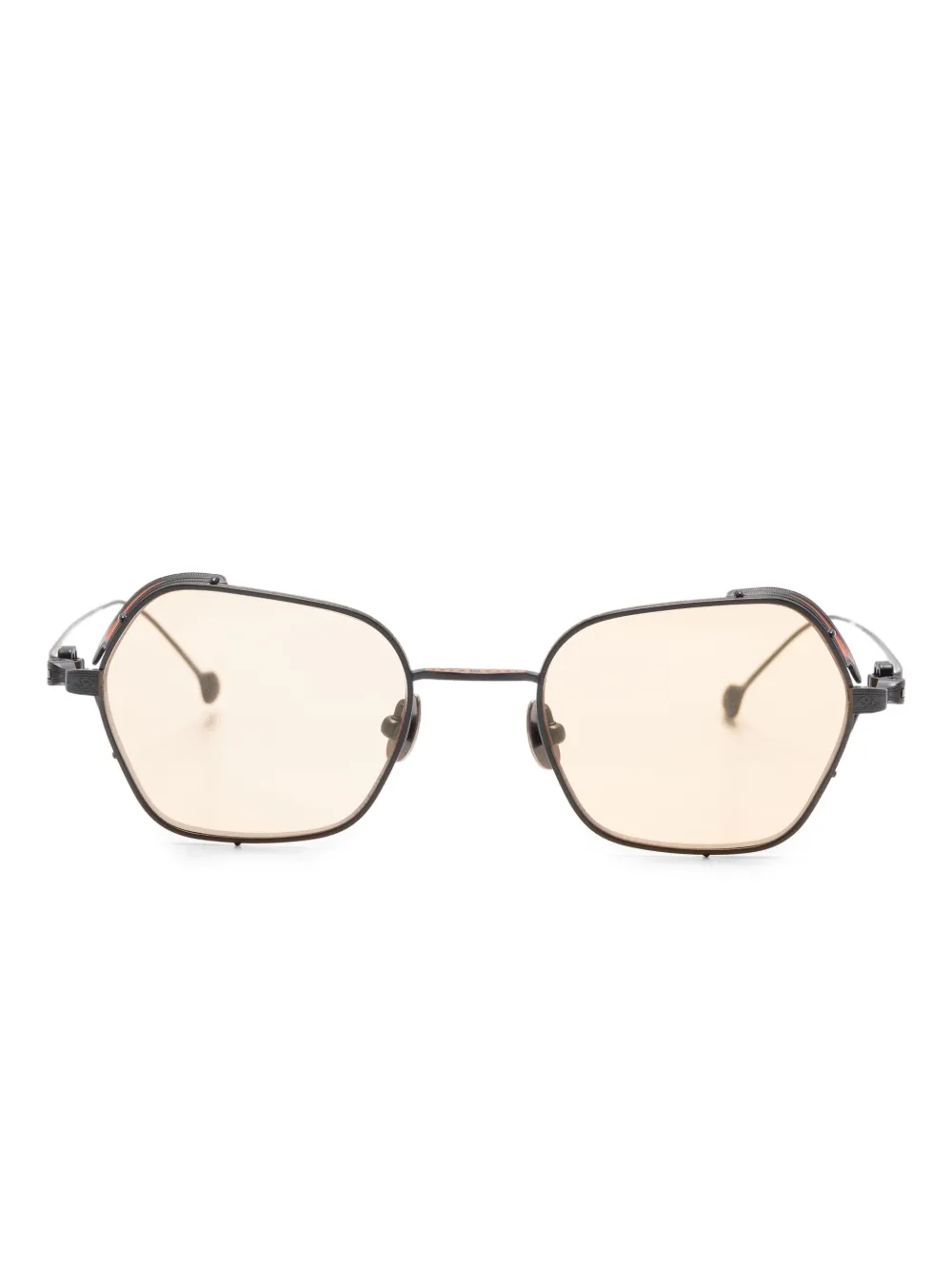 

Солнцезащитные очки в геометрической оправе Matsuda, черный