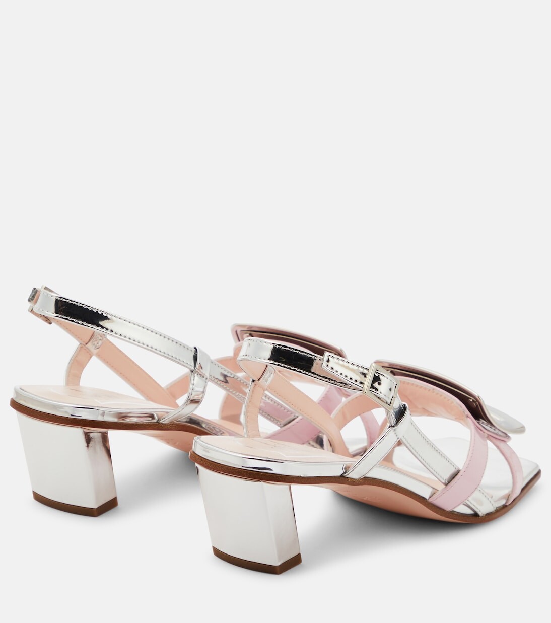 Лакированные сандалии belle vivier 45 Roger Vivier, сиреневый — фото 3