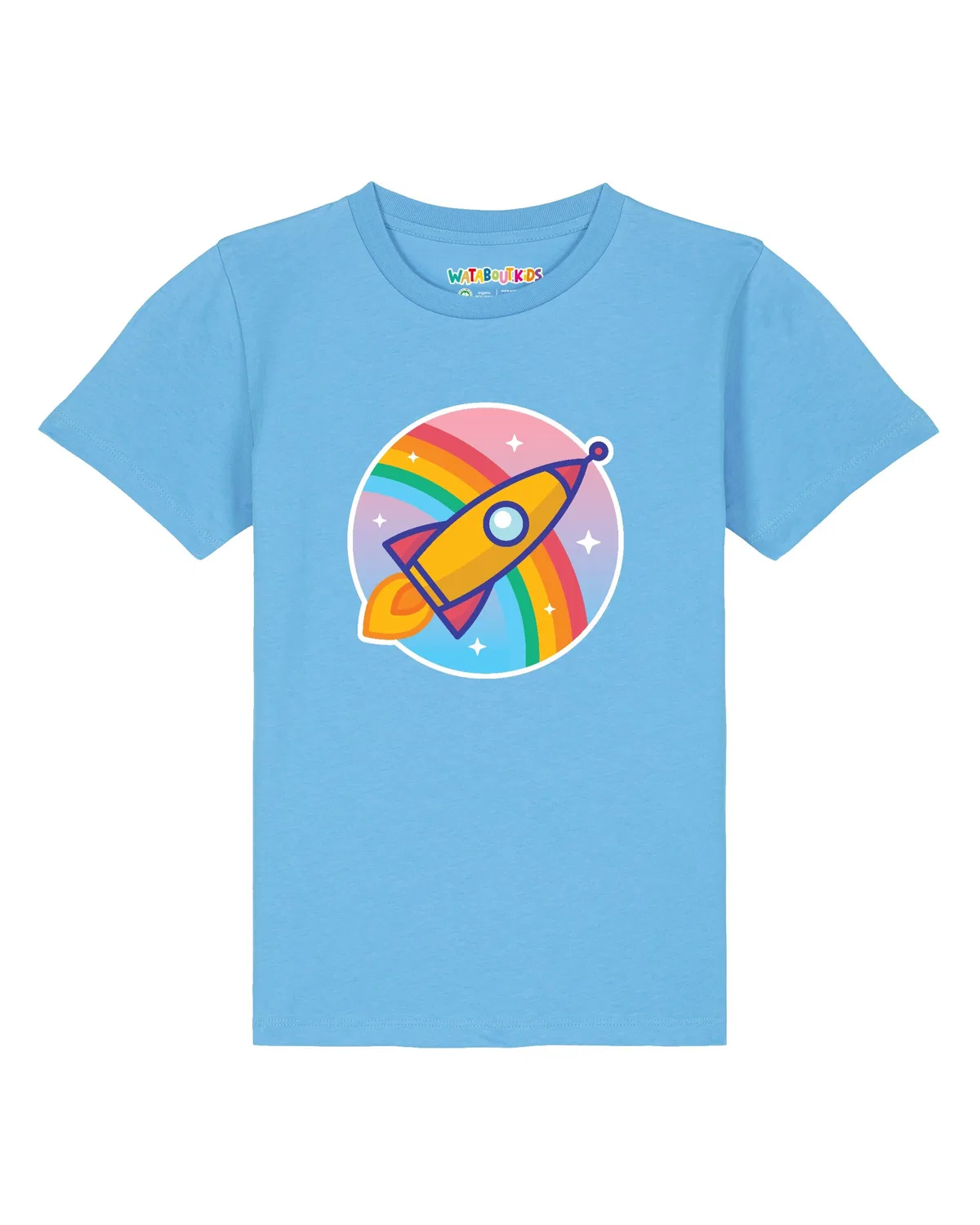Футболка 'Cartoon Rakete' Watabout.Kids, Aqua