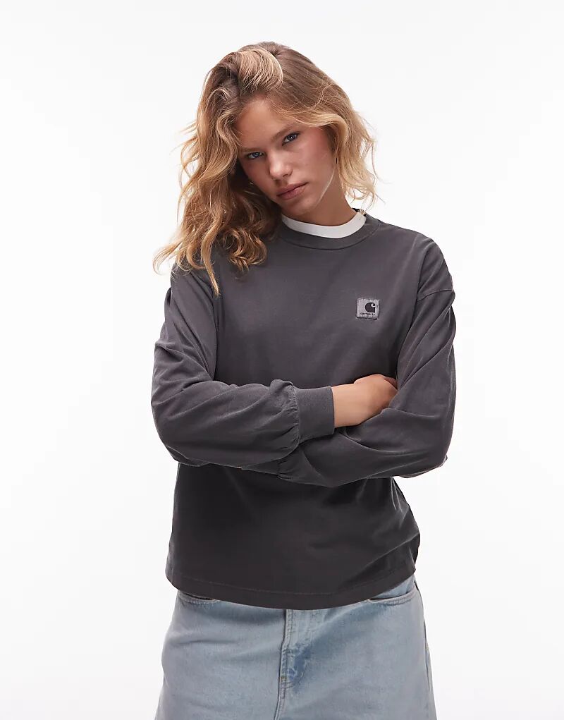 

Лонгслив Carhartt WIP Nelson с длинным рукавом, цвет: черный