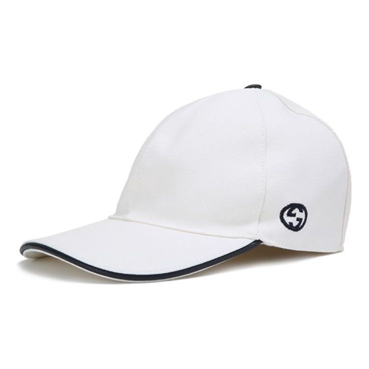 

Бейсболка Gucci GG Cutton Baseball Hat 'White', белый