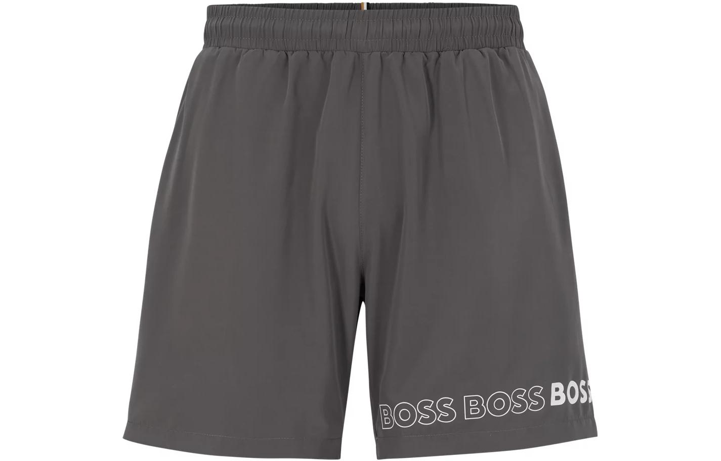 

Повседневные шорты мужские серые HUGO BOSS, серый