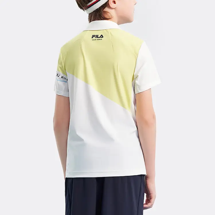 FILA KIDS Футболка AW24 ярко-белая — фото 4