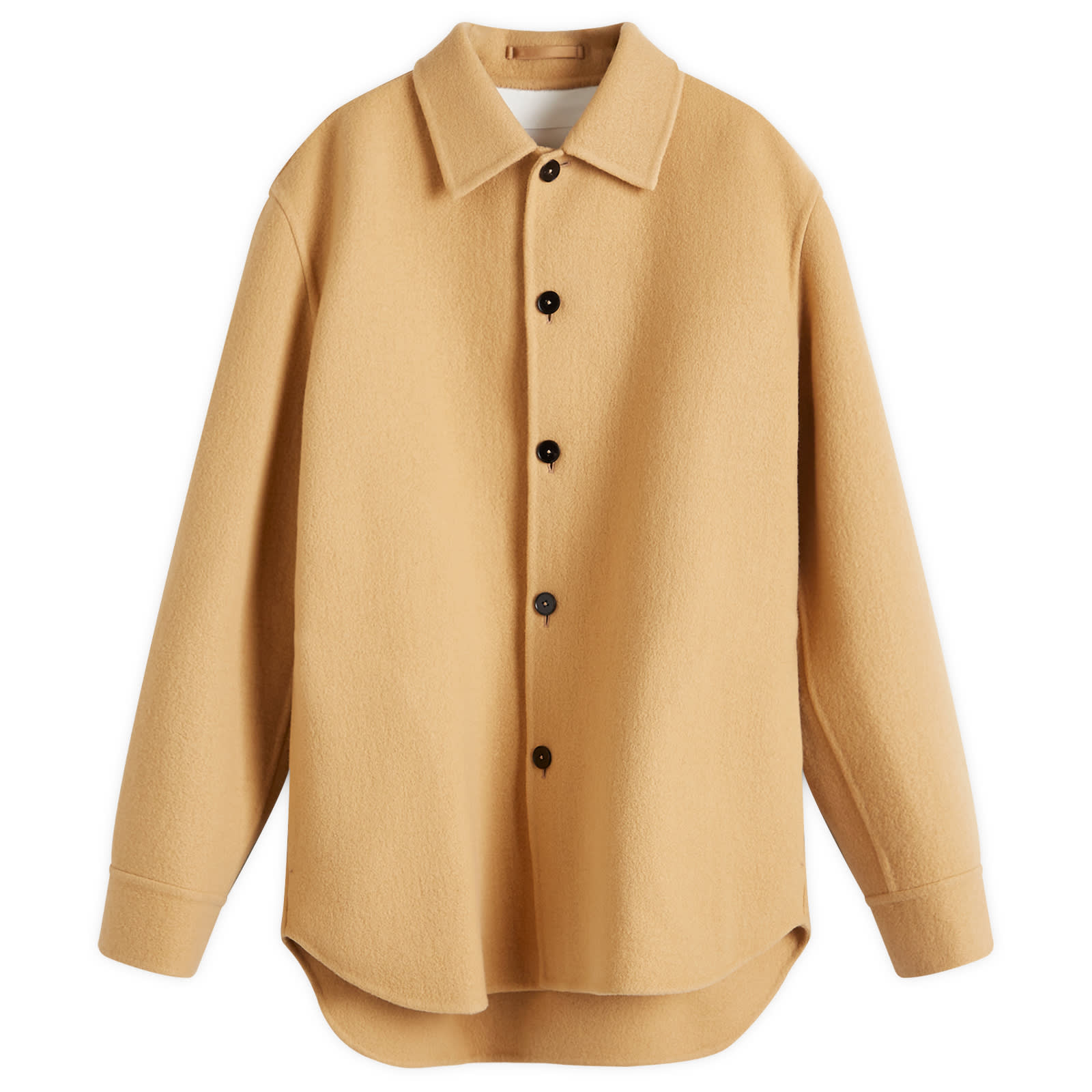 

Рубашка Jil Sander Double Face Wool Overshirt, цвет Hazel