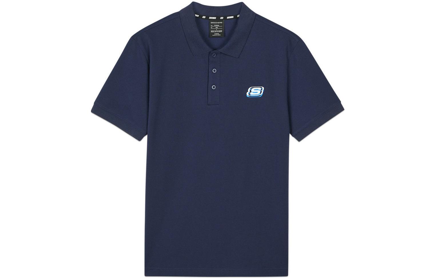 

Skechers Поло life series мужская marine blue, Синий, Skechers Поло life series мужская marine blue