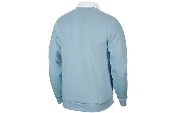 Толстовка Nike SB Skateboard Fleece Skate Top 'Lt Armory Blue White', синий — фото 2