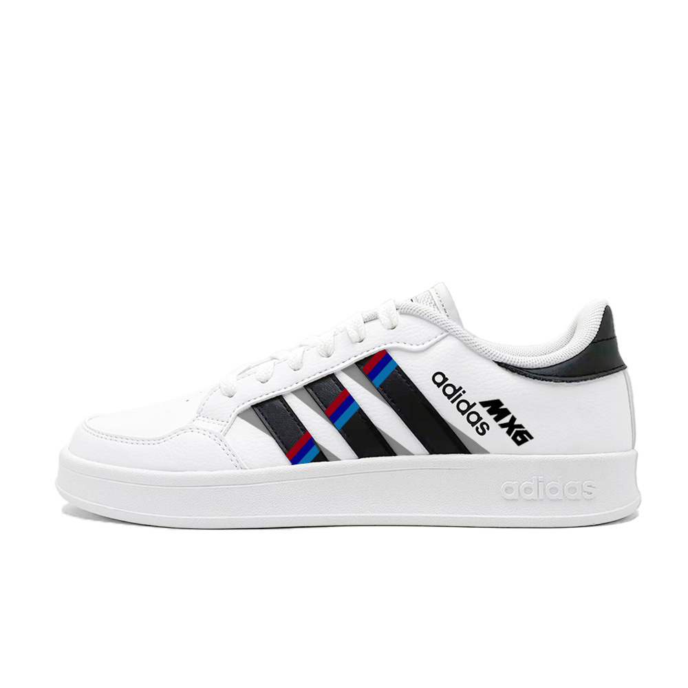 

Adidas Neo Низкие кроссовки для скейтбординга Breaknet Neon Sky Rush, устойчивые к истиранию, белые, мужские
