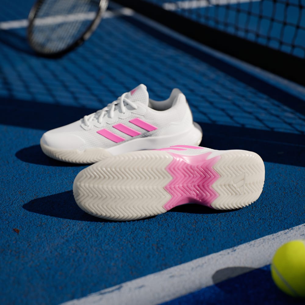 Кроссовки Adidas Gamecourt 2.0 Tennis Shoes, цвет Core White/Lucid Pink/Core Black — фото 3