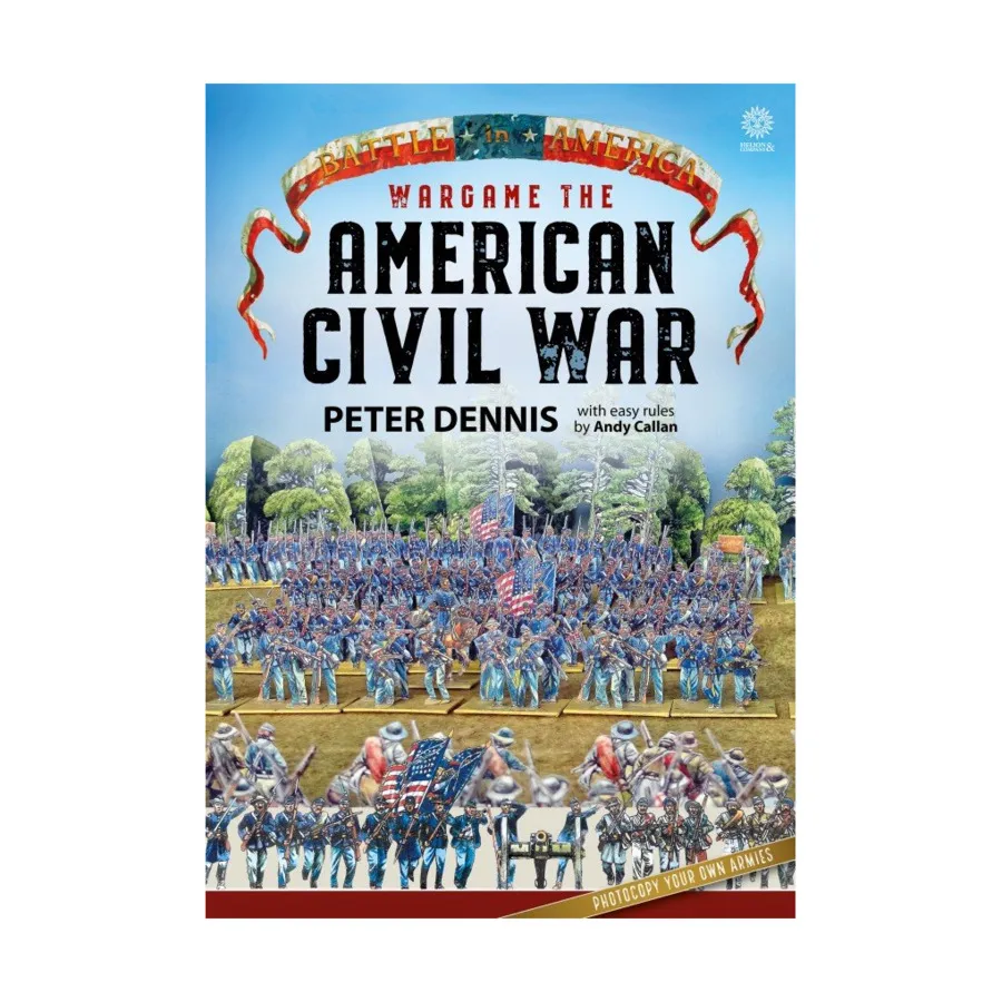 

Wargame Гражданская война в США - Бумажные солдатики, Historical Miniature Rules (Mana Press)