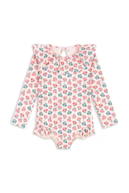 Купальник женский цельнокроеный Manuca LS Swimsuit GRS Konges Sløjd, розовый