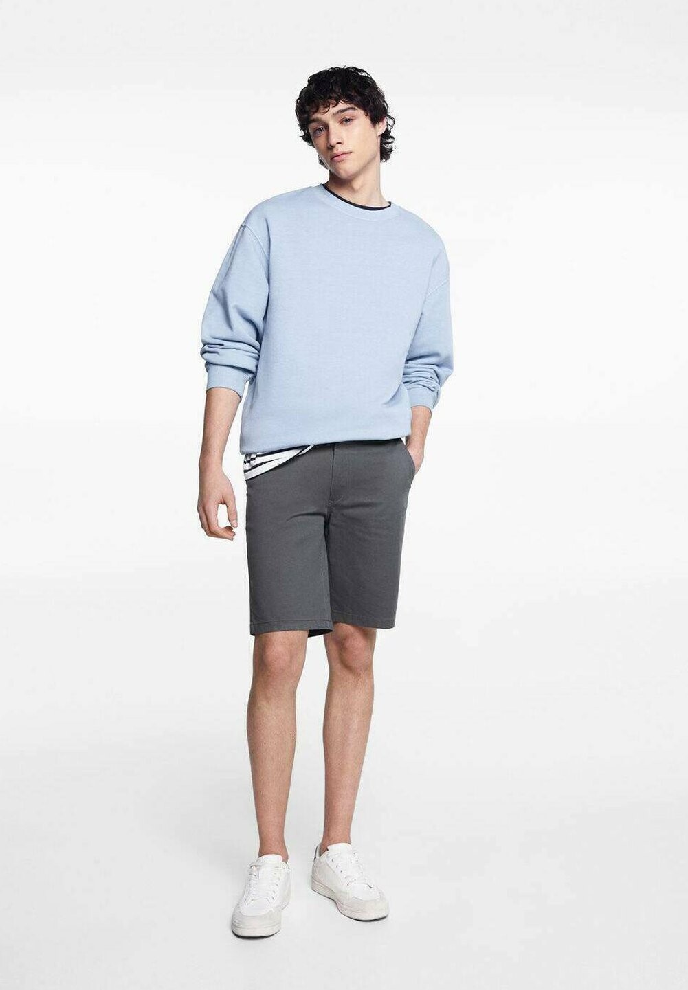 

Шорты Wang6 Mango Kids, синий нефтяной