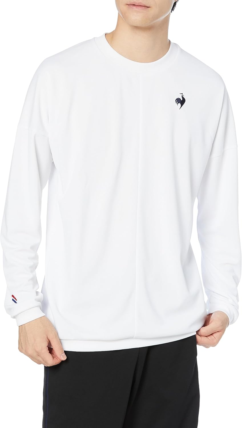 

Футболка с длинным рукавом Coq Sportif с защитой от солнца, защита от УФ-излучения (UPF 50+), теплоизоляция, защита от солнца Le Coq Sportif, белый