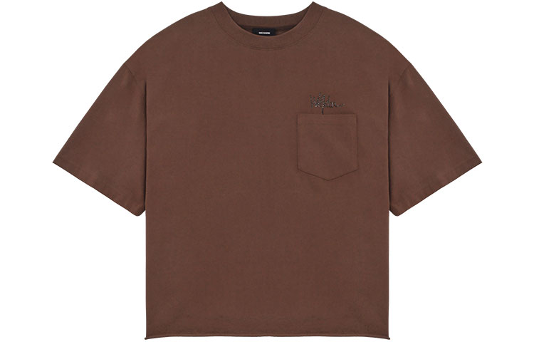 

Футболка унисекс коричневая WE11DONE