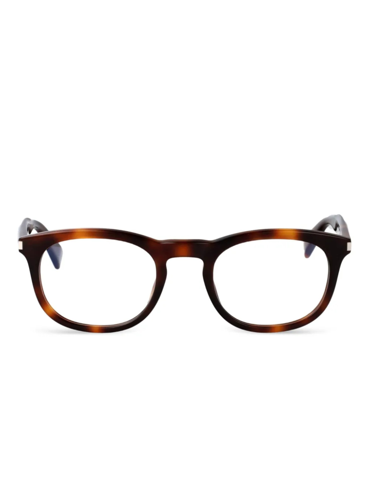 

Очки в круглой оправе Saint Laurent Eyewear, коричневый