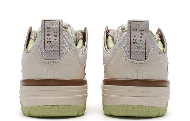 Кроссовки XTEP Skateboarding Shoes Men Low-top Honey Tea Brown / White Sand Grey / Light Mist Khaki, коричневый — фото 4