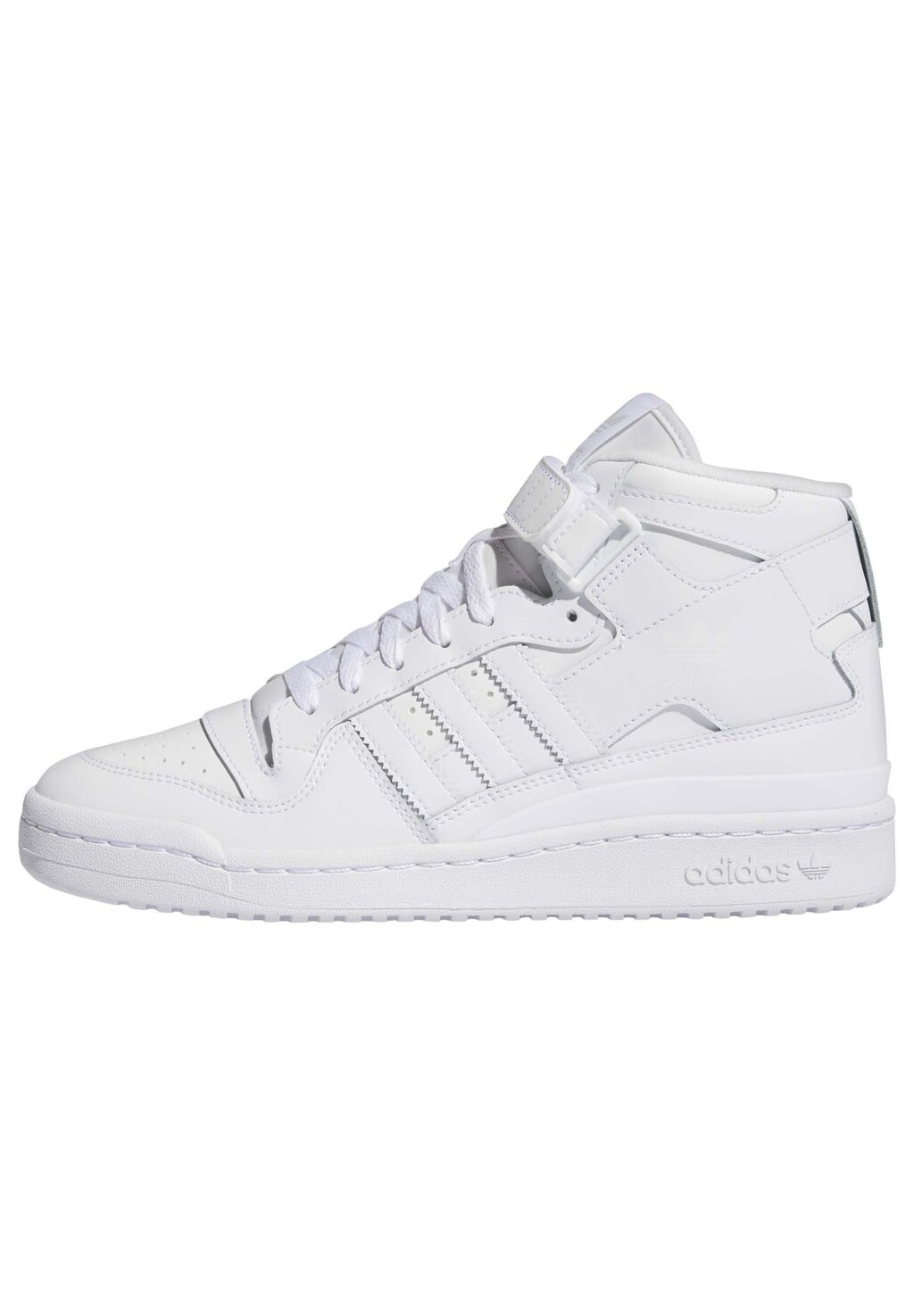 

Высокие кроссовки Forum Mid adidas Originals, цвет ftwr white crystal white ftwr white
