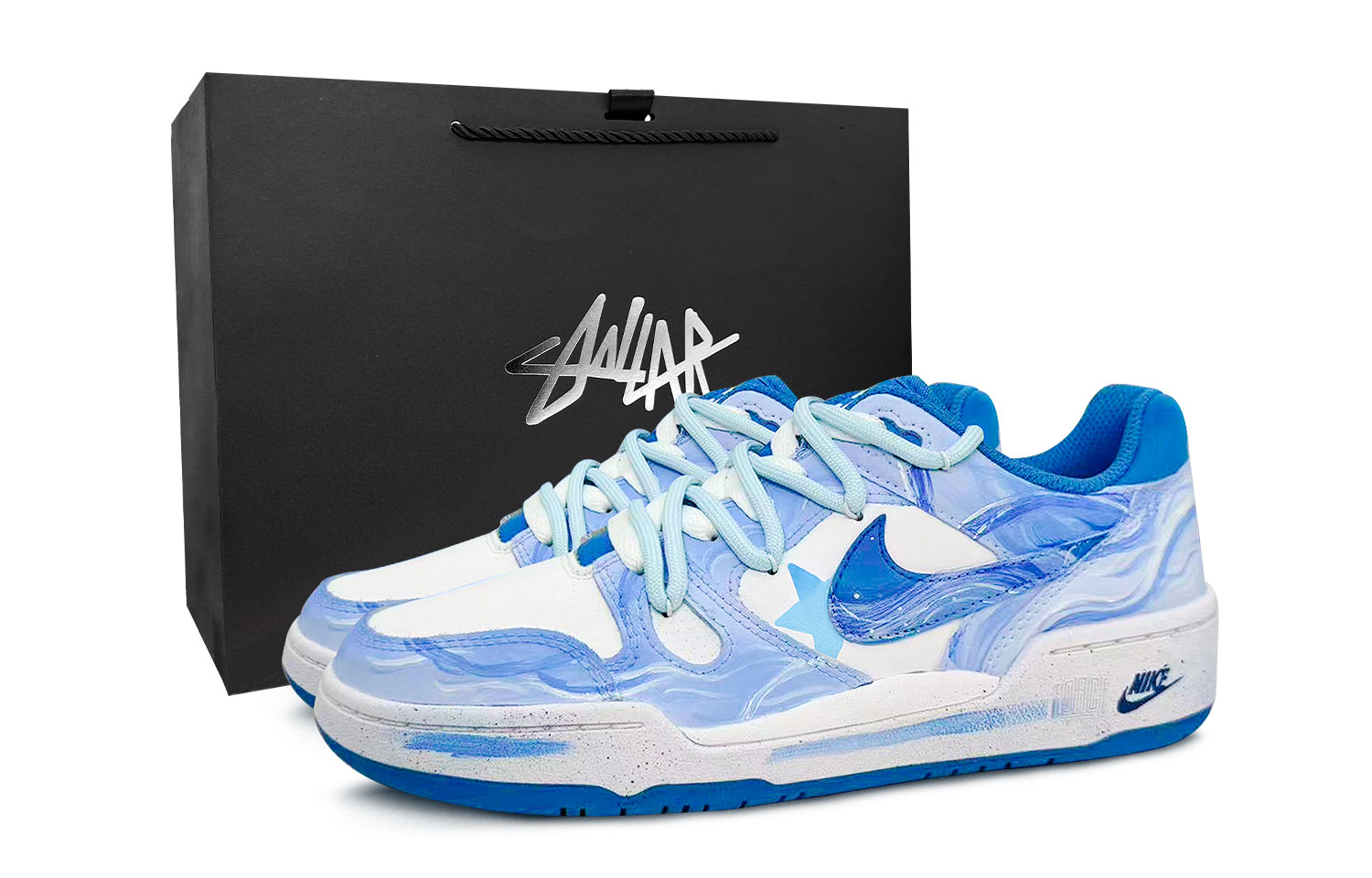 

Полноразмерные низкие кроссовки для скейтбординга мужские Nike, синий