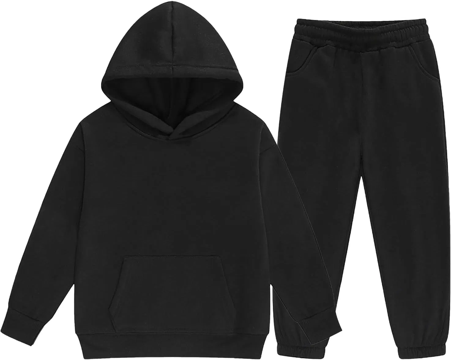 Детский спортивный костюм из флиса Generic, 2 предмета, B-black
