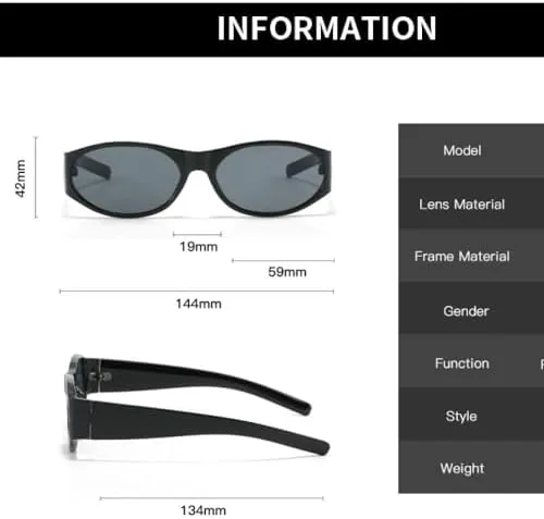 

Простые овальные солнцезащитные очки для женщин, модные в 2026 году. Универсальный стиль, повседневные солнцезащитные очки с защитой от УФ-излучения MTZJH, Dark Brown