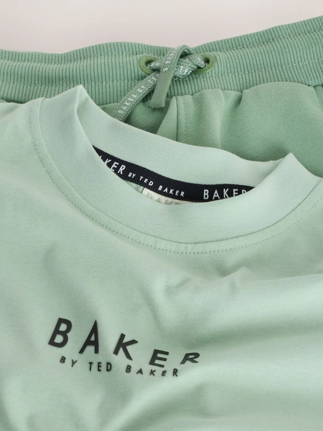 Комплект одежды Baker by Ted Baker в мятном и пастельно-зеленом цветах — фото 3