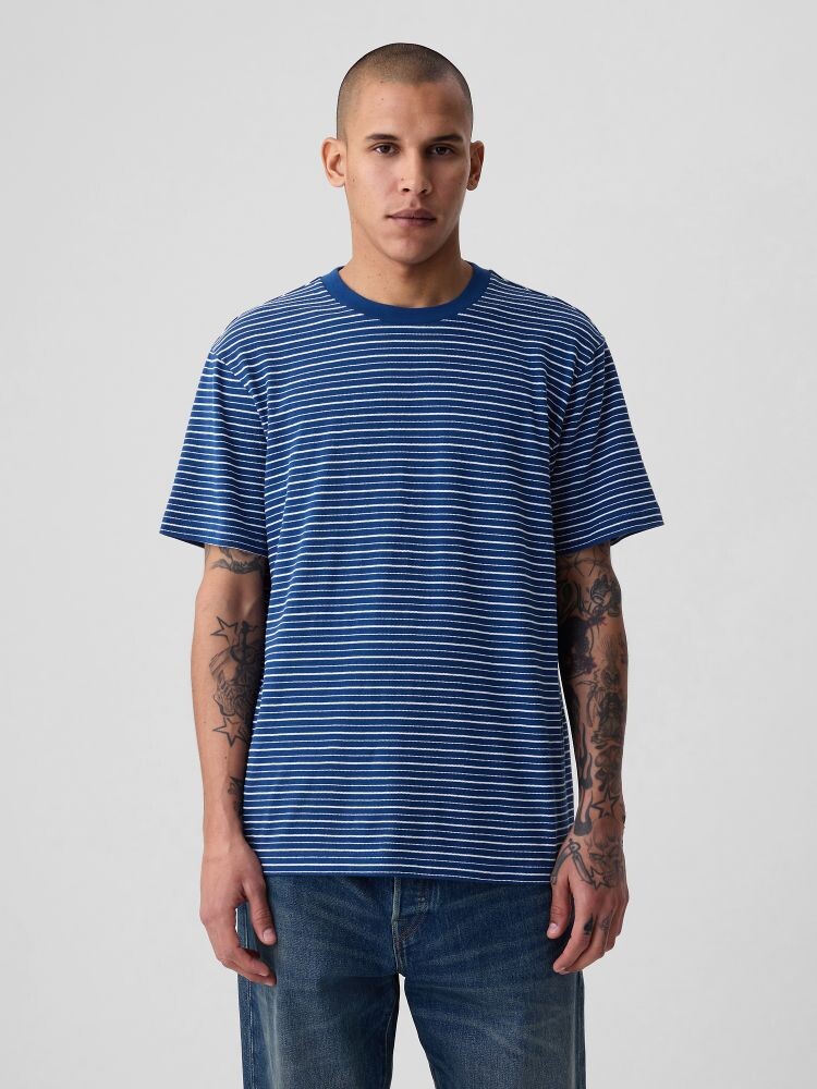 

Полосатая футболка Gap, синий