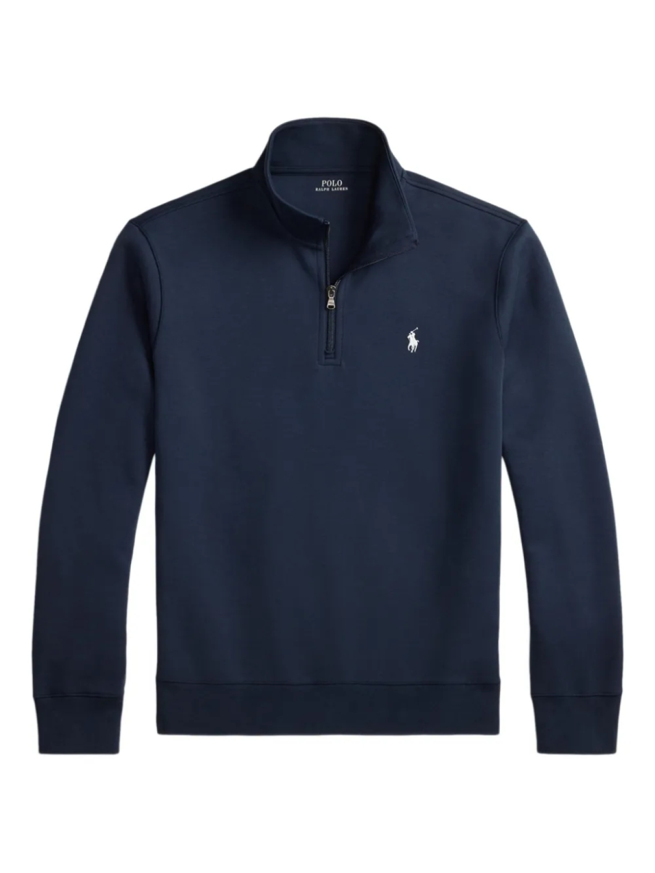 

Рубашка поло Polo Ralph Lauren с полумолнией, синий
