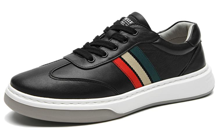 

Мужские низкие кожаные скейтбордистские кроссовки Mellen, черный