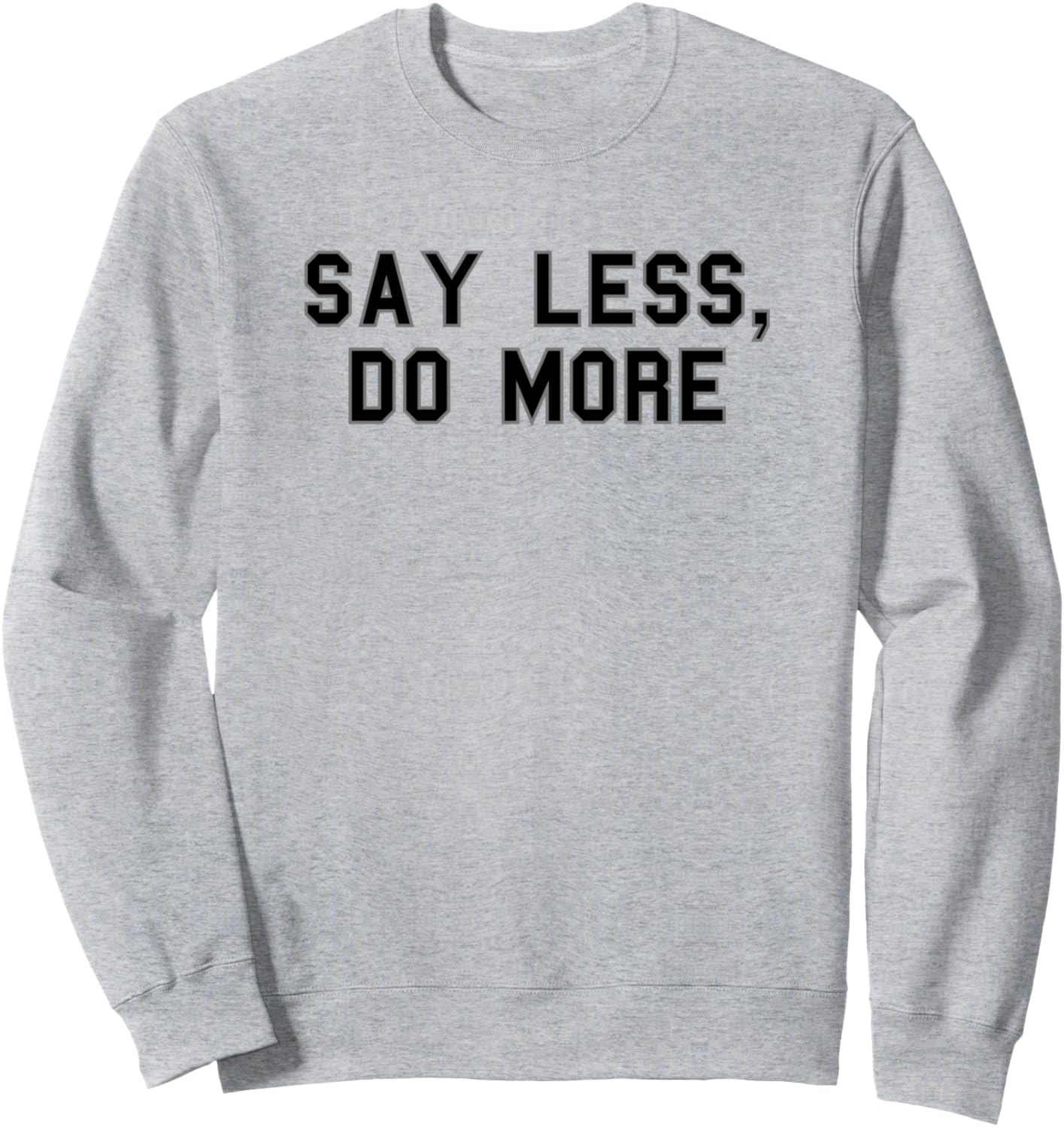 

Меньше говори, больше делай. Школьная гордость. Милая шуточная толстовка для фанатов School & Team Pride Grads And Fans Official, серый