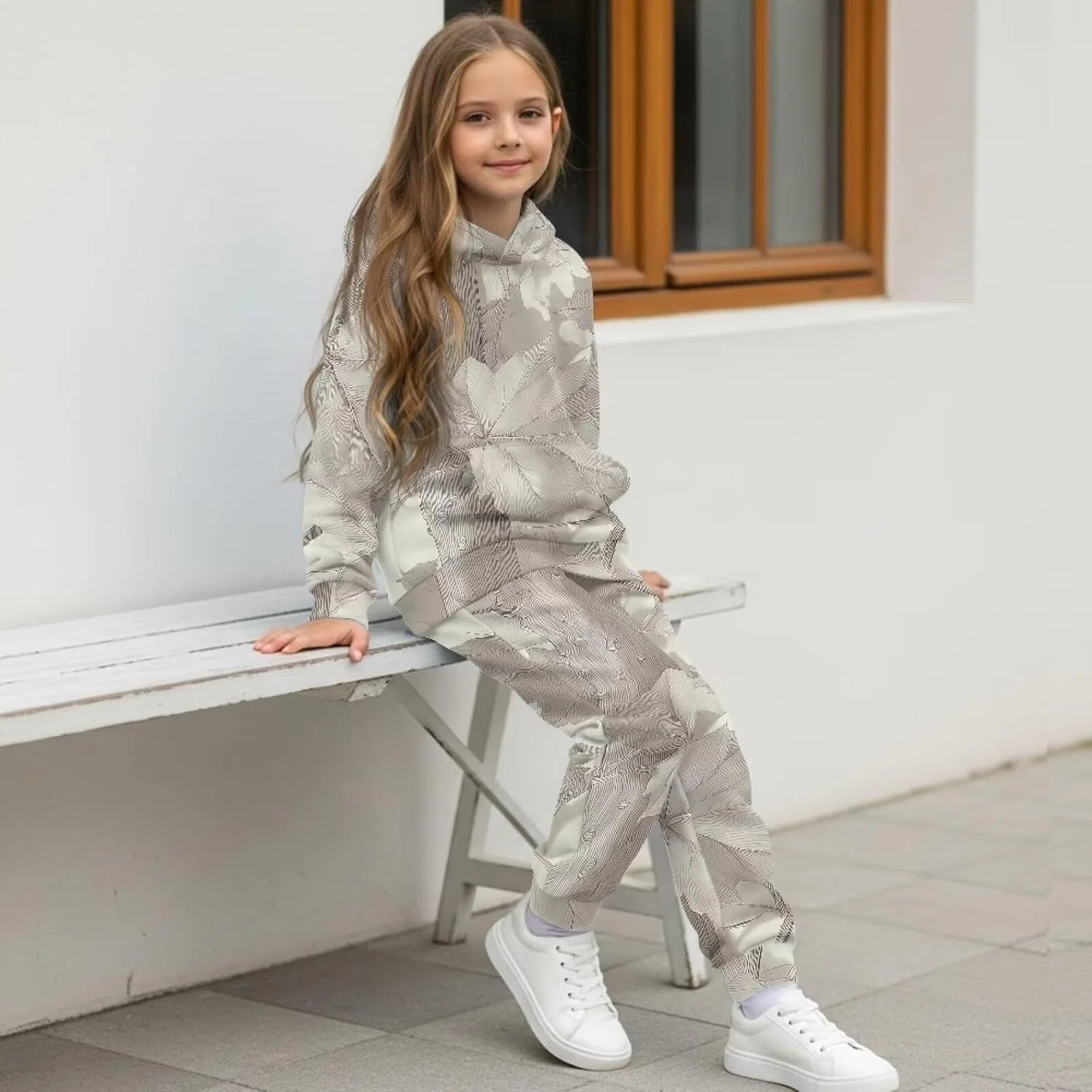 Детский спортивный костюм худи и джоггеры Pensura, 2 предмета, Hunting Camo Forest — фото 4