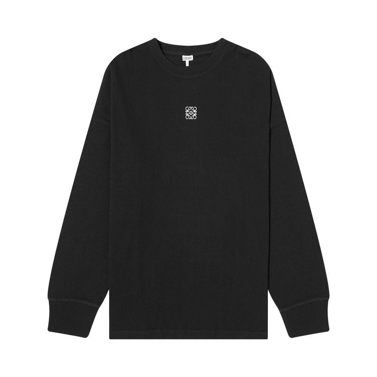 

Футболка Loewe Long-Sleeve T-Shirt Black, черный