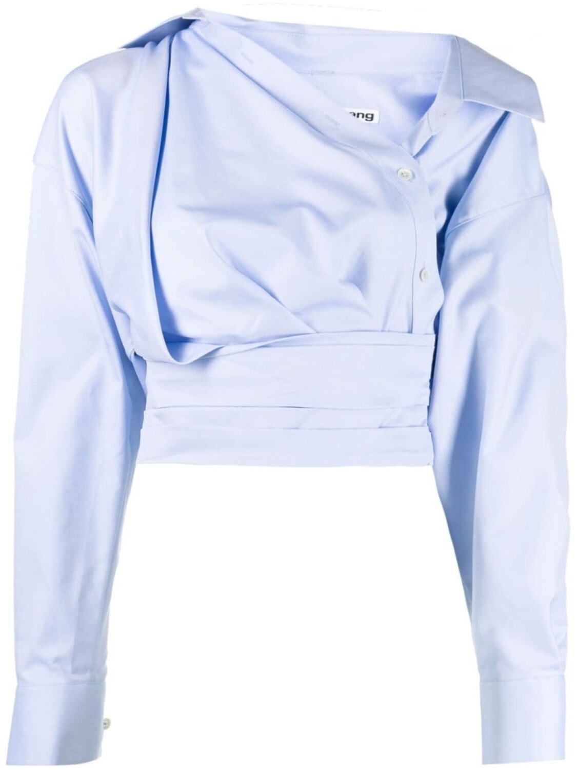 

Alexander Wang рубашка с запахом, синий