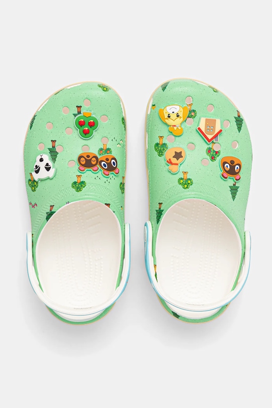 Детские шлепанцы CLASSIC ANIMAL CROSSING CLOG Crocs, зеленый — фото 2