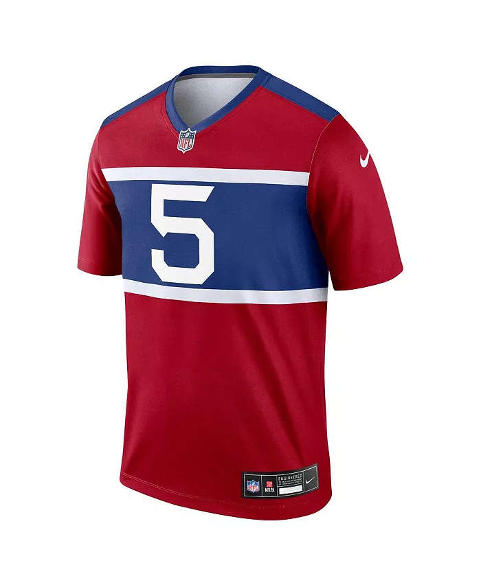 Мужская альтернативная легендарная игровая футболка Kayvon Thibodeaux Century Red New York Giants Nike — фото 2