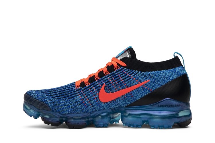 Кроссовки Nike Air VaporMax Flyknit 3 'Blue Fury', синий — фото 3