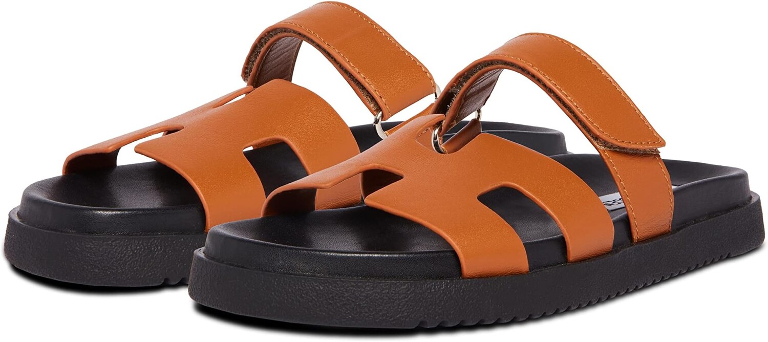 

Сандалии на плоской подошве Mayven Steve Madden, цвет Cognac Leather