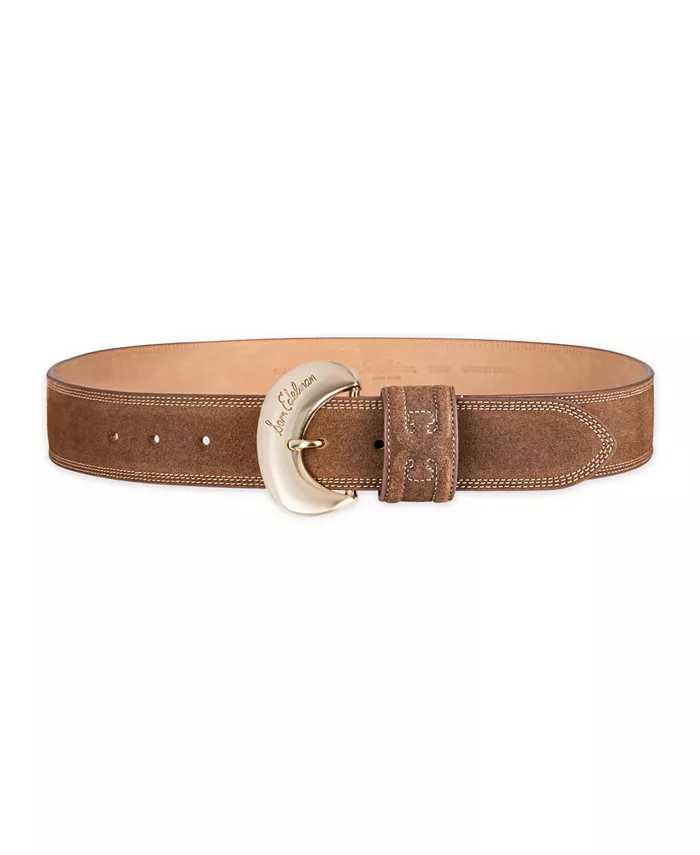 

Женский широкий кожаный повседневный ремень Double-E Loop Sam Edelman