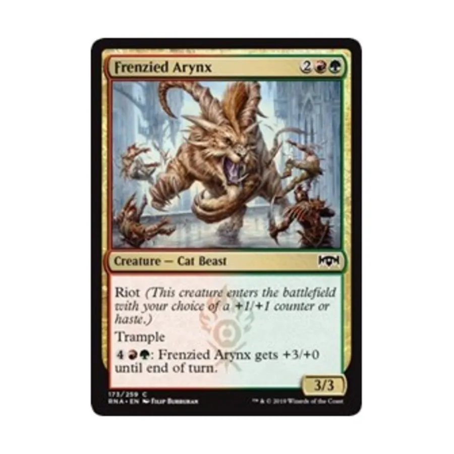 

CCG Бешеный Аринкс (клавиша C), MTG - Ravnica Allegiance