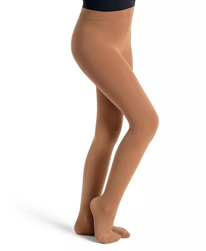 

Ультрамягкие тайтсы для девочек Capezio, коричневый