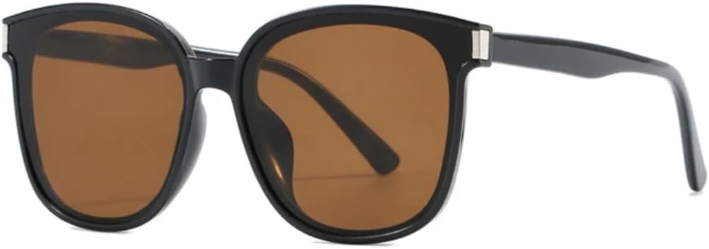 

Солнцезащитные очки с защитой UV400 | Линзы с мелкими заклепками, конфетного цвета | Для женщин и мужчин, для занятий спортом на открытом воздухе и вождения DSVIGF, Black Brown