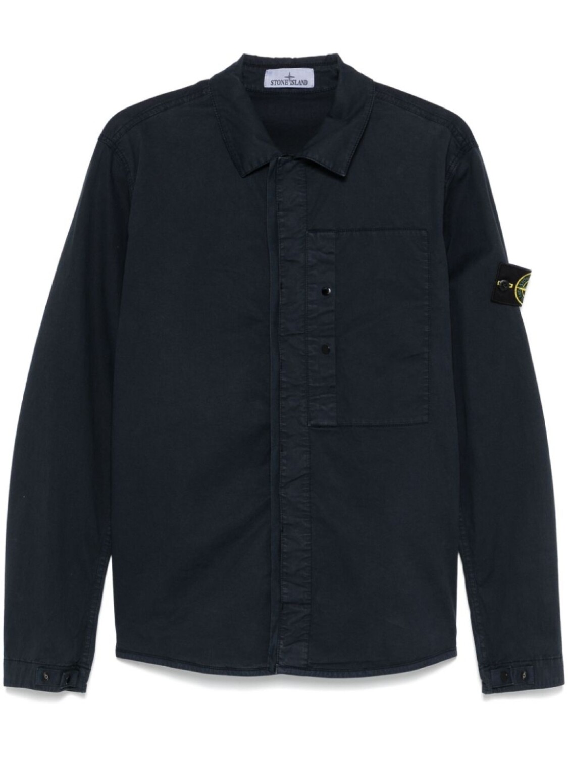 

Stone Island рубашка с нашивкой Compass, синий